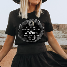 Load image into Gallery viewer, We are the Granddaughters Halloween Shirt, Women's Halloween t-shirt, Witches Halloween Tee