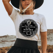 Load image into Gallery viewer, We are the Granddaughters Halloween Shirt, Women's Halloween t-shirt, Witches Halloween Tee