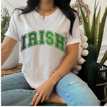 Load image into Gallery viewer, Irish Unisex Bella Canvas® T-shirt Women's St. Patrick's Day Irish White or Olive T-Shirts