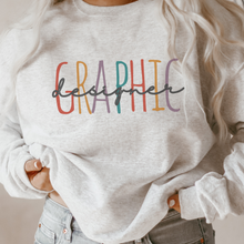 Load image into Gallery viewer, Graphic Designer Women's Unisex-Sized Crewneck Sweatshirt Professional Gift for Graduation Gift for Her Warm, Cozy Pullover