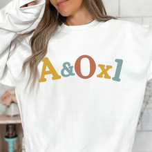 Load image into Gallery viewer, Alert and Oriented times One Sweatshirt Gift for Her Pastel Letters Gift for Him A&Ox1 Nursing Student Grad Gift Unisex Crewneck