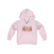 Load image into Gallery viewer, Kids Fall Hoodie, Cutest Pumpkin In The Patch Hooded Sweatshirt, Boys or Girls Fall Hooded Sweatshirt, Colorful Pastel Design
