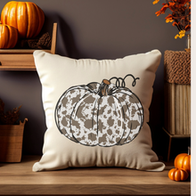 Load image into Gallery viewer, Fall Pillow Covers, Rustic Country Square covers, Country Farmhouse Decor Pillowcase Set, Farmhouse Pumpkins
