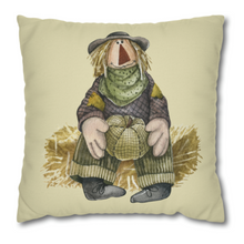 Load image into Gallery viewer, Fall Scarecrow Pillow Covers, Rustic Country Square Covers, Country Farmhouse Decor, Coordinating Pillow Cover Set, Farmhouse Pillows
