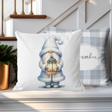 Load image into Gallery viewer, Christmas Pillow Cover, Winter Gnome Pillow Cover, Rustic Christmas, Holiday Pillow Cover, Holiday Decor
