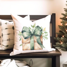 Load image into Gallery viewer, Christmas Farmhouse Pillow Covers, Watercolor Pillow Cover, Rustic Pillow Covers, Four Sizes Pillows, Always Free Shipping
