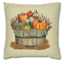 Load image into Gallery viewer, Fall Scarecrow Pillow Covers, Rustic Country Square Covers, Country Farmhouse Decor, Coordinating Pillow Cover Set, Farmhouse Pillows
