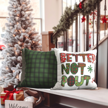 Load image into Gallery viewer, Christmas Pillow Cover, Country Farmhouse, Square Pillow Covers, Christmas Set Pillow Covers
