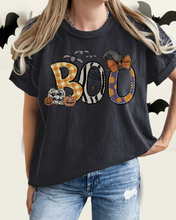 Load image into Gallery viewer, Halloween Boo Comfort Colors® T-Shirt, Women&#39;s Cute Halloween Letters Women&#39;s T-Shirt
