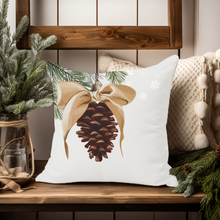 Load image into Gallery viewer, Christmas Pillow Covers, Square Pillow Cover, Country Pillow Covers, Holiday Decor Pillow Cover, Tis The Season, Fun Christmas Pillows
