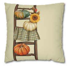 Load image into Gallery viewer, Fall Scarecrow Pillow Covers, Rustic Country Square Covers, Country Farmhouse Decor, Coordinating Pillow Cover Set, Farmhouse Pillows
