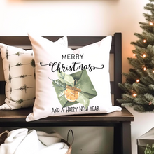 Load image into Gallery viewer, Christmas Farmhouse Pillow Covers, Watercolor Pillow Cover, Rustic Pillow Covers, Four Sizes Pillows, Always Free Shipping
