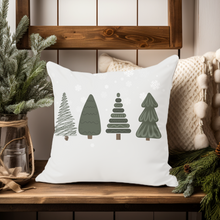 Load image into Gallery viewer, Christmas Pillow Covers, Square Pillow Cover, Country Pillow Covers, Holiday Decor Pillow Cover, Tis The Season, Fun Christmas Pillows
