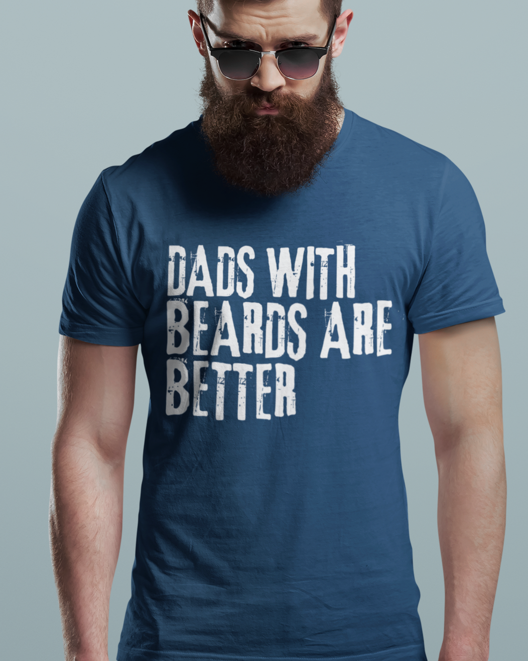 Dads With Beards Are Better Father's Day Comfort Colors® T-Shirt, Men's Summer Tee, Funny, Trendy T-Shirt