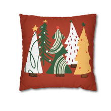 Load image into Gallery viewer, Christmas Pillow Covers, Cute Square covers, Oversize Designs, Holiday Pillow Covers
