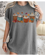 Load image into Gallery viewer, Pumpkin Spice Coffee Halloween or Fall Comfort Colors® Halloween T-Shirt, Women&#39;s  T-Shirt
