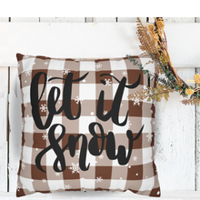 Load image into Gallery viewer, Christmas Pillow Covers, Rustic Country Square covers, Country Farmhouse Decor, Cute Coordinating Pillow Cover Set, Farmhouse Pillows
