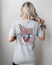 Load image into Gallery viewer, Freedom Tour T-Shirt, Retro 4th of July T-Shirt, Women&#39;s July Fourth T-Shirt, 4th July T-Shirt
