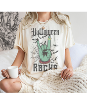 Load image into Gallery viewer, Halloween Rocks Design Comfort Colors® T-Shirt, Women&#39;s Retro Funny Design T-Shirt
