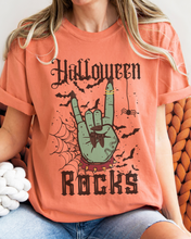 Load image into Gallery viewer, Halloween Rocks Design Comfort Colors® T-Shirt, Women&#39;s Retro Funny Design T-Shirt
