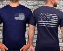 Load image into Gallery viewer, Husband Daddy Protector Hero T-Shirt, Father&#39;s Day or 4th Of July Shirt
