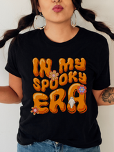 Load image into Gallery viewer, Halloween In My Spooky Era Comfort Colors® T-Shirt, Graphic Tee, Oversized print, Fall Tee
