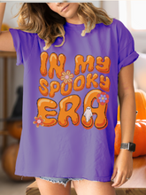 Load image into Gallery viewer, Halloween In My Spooky Era Comfort Colors® T-Shirt, Graphic Tee, Oversized print, Fall Tee
