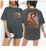 Load image into Gallery viewer, In A Cowgirl State Of Mind Comfort Colors® Shirt, Trendy Western Cowgirl T-Shirt, Garment Dyed T-Shirt
