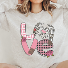 Load image into Gallery viewer, Women&#39;s Valentine&#39;s Day Sweatshirt, Comfy &amp; Cozy, Gildan Sweatshirt, Ash, White, Sand, Pink or Black, Always Free Shipping!!
