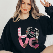 Load image into Gallery viewer, Women&#39;s Valentine&#39;s Day Sweatshirt, Comfy &amp; Cozy, Gildan Sweatshirt, Ash, White, Sand, Pink or Black, Always Free Shipping!!
