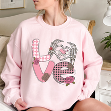 Load image into Gallery viewer, Women&#39;s Valentine&#39;s Day Sweatshirt, Comfy &amp; Cozy, Gildan Sweatshirt, Ash, White, Sand, Pink or Black, Always Free Shipping!!
