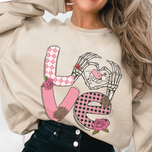 Load image into Gallery viewer, Women&#39;s Valentine&#39;s Day Sweatshirt, Comfy &amp; Cozy, Gildan Sweatshirt, Ash, White, Sand, Pink or Black, Always Free Shipping!!
