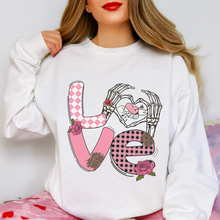 Load image into Gallery viewer, Women&#39;s Valentine&#39;s Day Sweatshirt, Comfy &amp; Cozy, Gildan Sweatshirt, Ash, White, Sand, Pink or Black, Always Free Shipping!!
