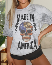 Load image into Gallery viewer, Made In America Unisex Color Blast T-Shirt, 4th of July Tie-Dye Tee, Women&#39;s July Fourth Tee
