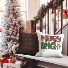 Load image into Gallery viewer, Christmas Pillow Cover, Country Farmhouse, Square Pillow Covers, Christmas Set Pillow Covers
