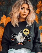 Load image into Gallery viewer, Need Ride 2 Salem Women&#39;s Crewneck Sweatshirt, Cute Halloween Pullover
