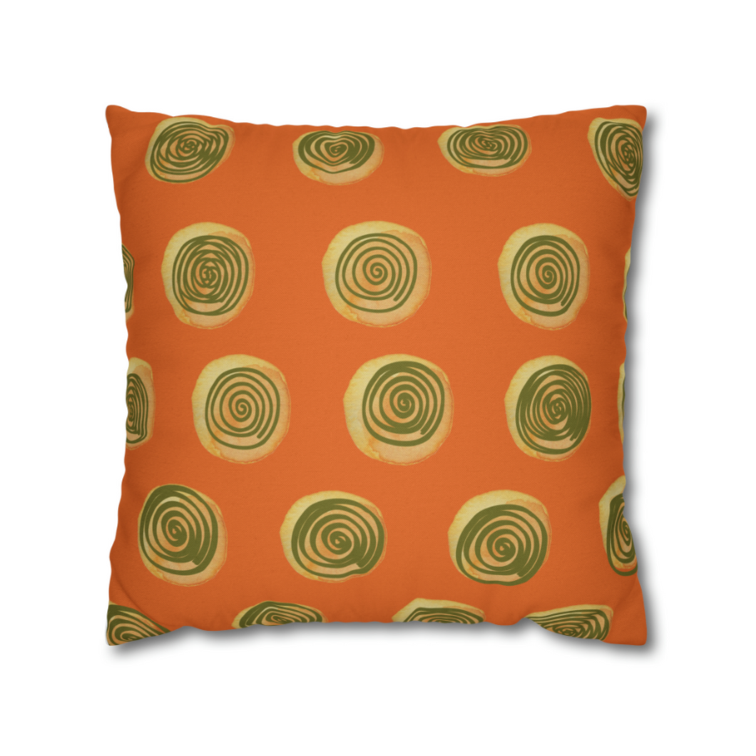 Fall Pillow Covers, Orange Pumpkin Square covers, Modern Farmhouse Decor Pillowcase Set, Farmhouse Pumpkins