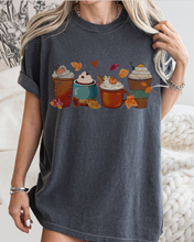 Load image into Gallery viewer, Pumpkin Spice Coffee Halloween or Fall Comfort Colors® Halloween T-Shirt, Women&#39;s  T-Shirt
