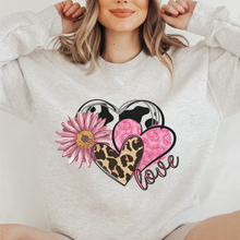 Load image into Gallery viewer, Women&#39;s Valentine&#39;s Day Sweatshirt, Comfy &amp; Cozy, Gildan Sweatshirt, Ash, White, Sand, Pink or Black, Always Free Shipping!!
