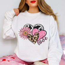 Load image into Gallery viewer, Women&#39;s Valentine&#39;s Day Sweatshirt, Comfy &amp; Cozy, Gildan Sweatshirt, Ash, White, Sand, Pink or Black, Always Free Shipping!!
