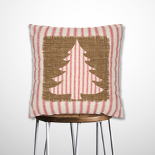 Load image into Gallery viewer, Christmas Pillow Covers, Country Square Covers, Rustic Decor, Farmhouse Pillowcase Set, Christmas Farmhouse Decor
