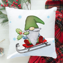 Load image into Gallery viewer, Christmas Pillow Covers, Square Pillow Cover, Country Pillow Covers, Holiday Decor Pillow Cover, Tis The Season, Fun Christmas Pillows
