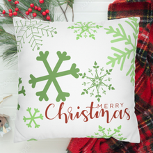 Load image into Gallery viewer, Christmas Pillow Covers, Square Pillow Cover, Country Pillow Covers, Holiday Decor Pillow Cover, Tis The Season, Fun Christmas Pillows
