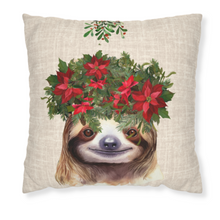 Load image into Gallery viewer, Christmas Throw Pillow Covers, Christmas Dec, Rustic Dec, Home Dec, Farmhouse Dec, Holiday Pillow Covers
