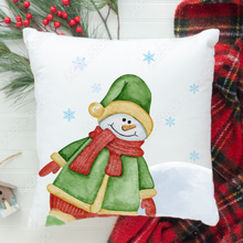 Load image into Gallery viewer, Christmas Pillow Covers, Square Pillow Cover, Country Pillow Covers, Holiday Decor Pillow Cover, Tis The Season, Fun Christmas Pillows
