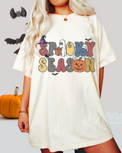 Load image into Gallery viewer, Women&#39;s Halloween Spooky Season Comfort Colors® Halloween T-Shirt, Women&#39;s Stay Spooky T-Shirt
