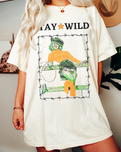 Load image into Gallery viewer, Stay Wild Comfort Colors® Shirt, Trendy Women&#39;s T-Shirt, Garment Dyed, Retro Inspired T-Shirt, Bach Party Tee
