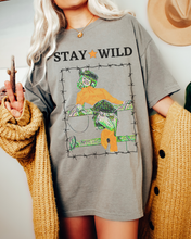 Load image into Gallery viewer, Stay Wild Comfort Colors® Shirt, Trendy Women&#39;s T-Shirt, Garment Dyed, Retro Inspired T-Shirt, Bach Party Tee
