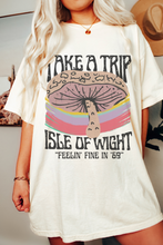 Load image into Gallery viewer, Take A Trip Isle of Wight Music Festival Comfort Colors® T-Shirt, T-Shirt Dress, Retro Design Festival Tee
