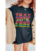 Load image into Gallery viewer, That 70&#39;s Fest T-Shirt, Retro Music Festival T-Shirt, Vintage-Inspired Vintage Hippie Design, Trendy Groovy T-Shirt
